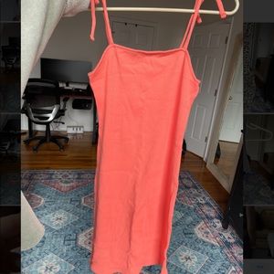 Peach summer dress!